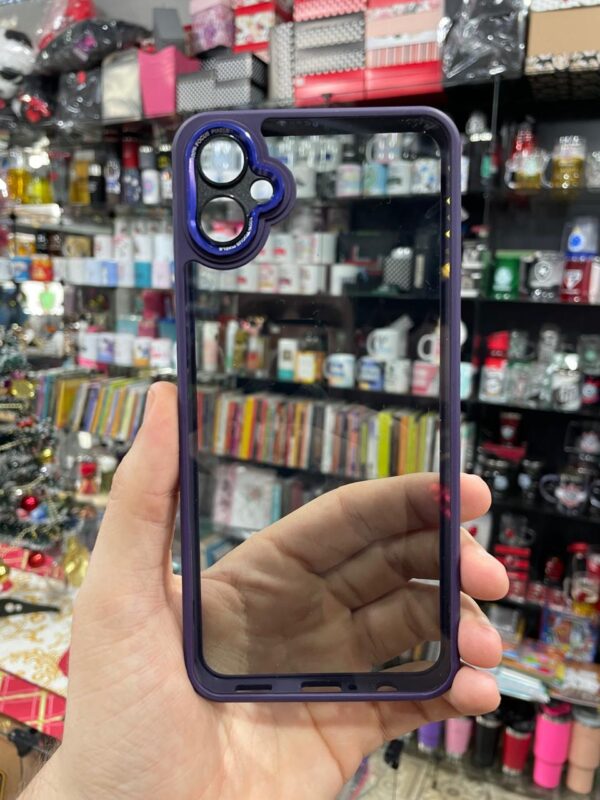 CAPINHA DE CELULAR A05 SPACE CASE BORDA ROXO