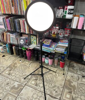 RING LIGHT FUNDO BRANCO 14 POLEGADAS COM TRIPÉ - 36CM