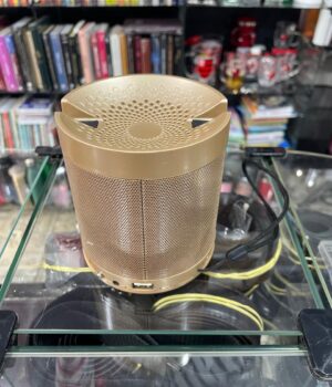 CAIXA DE SOM PEQUENA INOVA KV-B5329 DOURADA