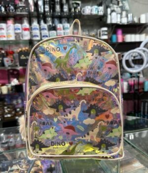 MOCHILA | INFANTIL PEQUENA HOLOGRÁFICA DINOSSAURO
