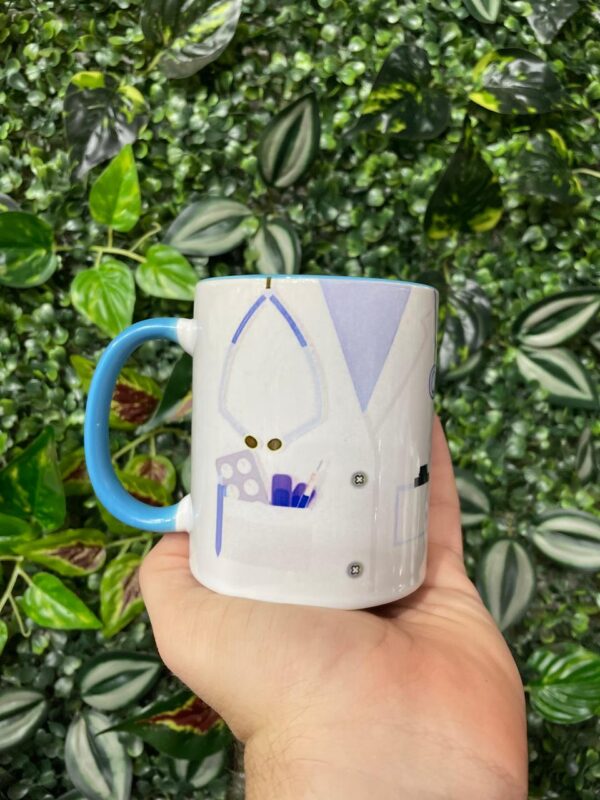 CANECA ALÇA E INTERIOR AZUL CLARO MEDICINA