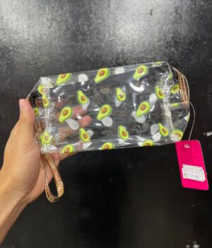 NECESSAIRE TRANSPARENTE KIWI