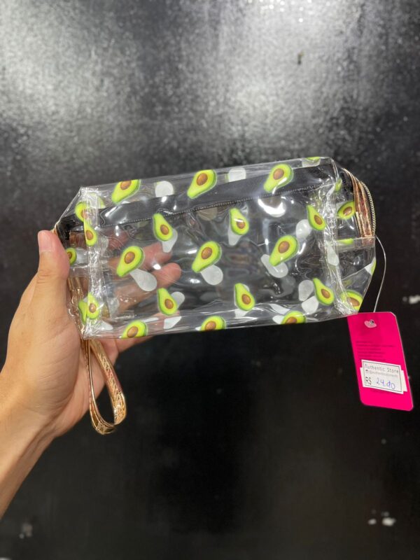 NECESSAIRE TRANSPARENTE KIWI