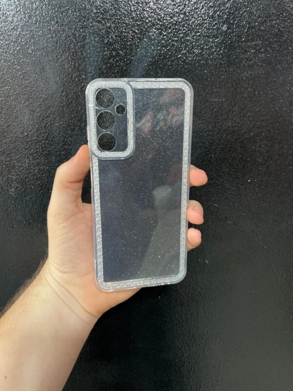 CAPINHA DE CELULAR A05S GLITTER PRETO