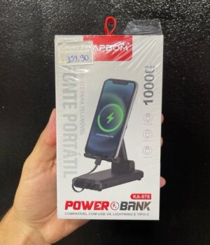CARREGADOR PORTÁTIL 10.000 C/ SUPORTE KAPBOM 978