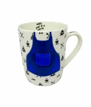 CANECA DE PORCELANA PAI CHURRASQUEIRO