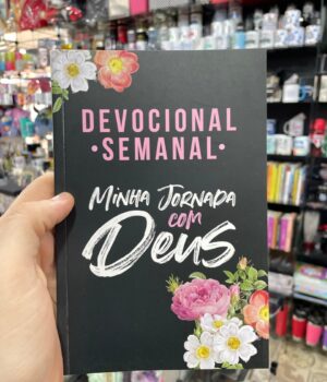 DEVOCIONAL SEMANAL MINHA JORNADA COM DEUS CAPA PRETA