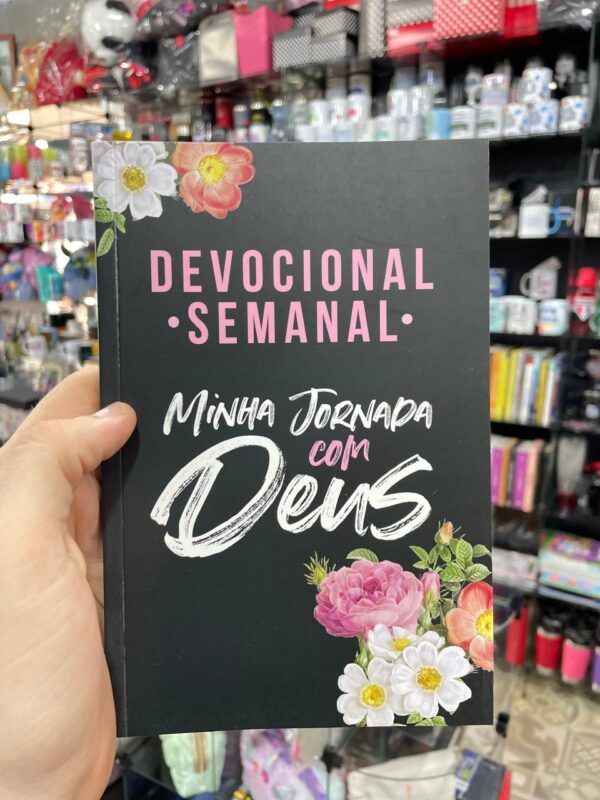 DEVOCIONAL SEMANAL MINHA JORNADA COM DEUS CAPA PRETA