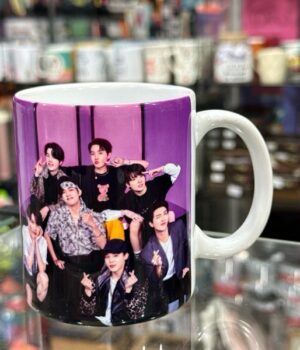 CANECA PORCELANA BRANCA BTS