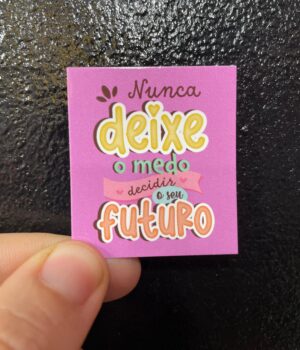 CARTÃO NUNCA DEIXE O MEDO DECIDIR O SEU FUTURO