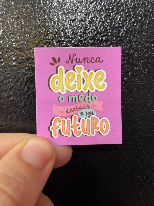CARTÃO NUNCA DEIXE O MEDO DECIDIR O SEU FUTURO