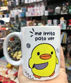 CANECA BRANCA ME IRRITA PATO VER... PSICOPATO