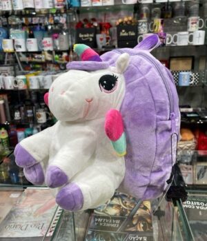 MOCHILA PELÚCIA UNICÓRNIO LILÁS