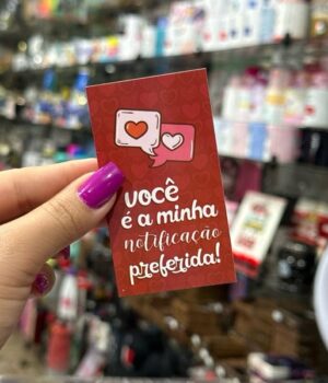 CARTÃO VOCÊ É A MINHA NOTIFICAÇÃO PREFERIDA