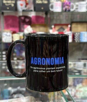 CANECA TODA PRETA AGRONOMIA