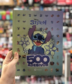 LIVRO STITCH HISTÓRIA E ILUSTRAÇÃO 500 ADESIVOS