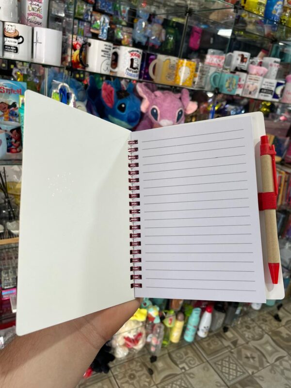 BLOCO DE NOTAS ROSA BEBÊ COM CANETA TE AMO 70 FOLHAS - Imagem 2
