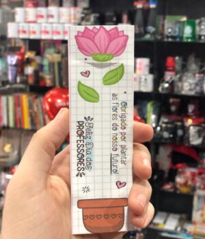 CARTÃO FELIZ DIA DOS PROFESSORES ROSA