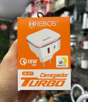 FONTE USB HREBOS 18W HS-317
