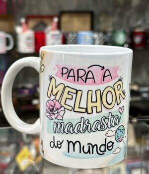CANECA DE PORCELANA BRANCA | MADRASTA