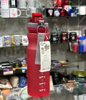 GARRAFA PLÁSTICO VERMELHO 890ML