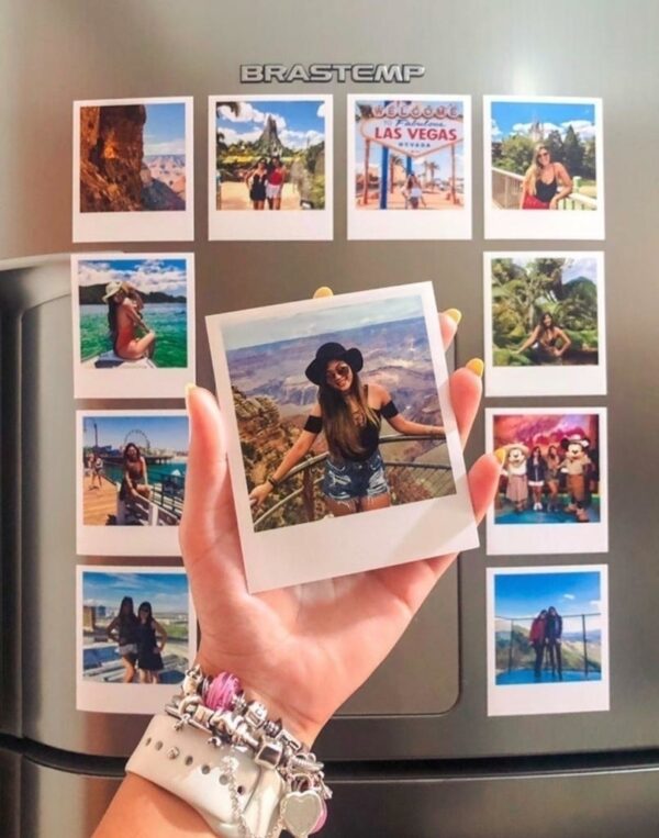 FOTO POLAROID COM ÍMÃ