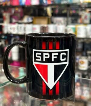 CANECA PORCELANA TODA PRETA | SÃO PAULO