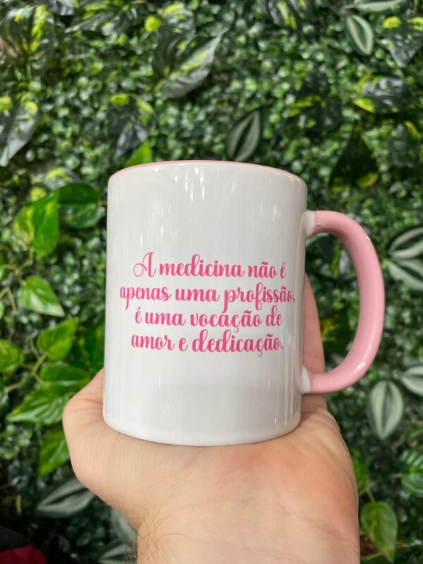 CANECA ALÇA E INTERIOR ROSA MEDICINA - Imagem 2