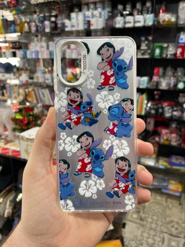 CAPINHA DE CELULAR A03 CORE CASE PRATA LILO & STITCH