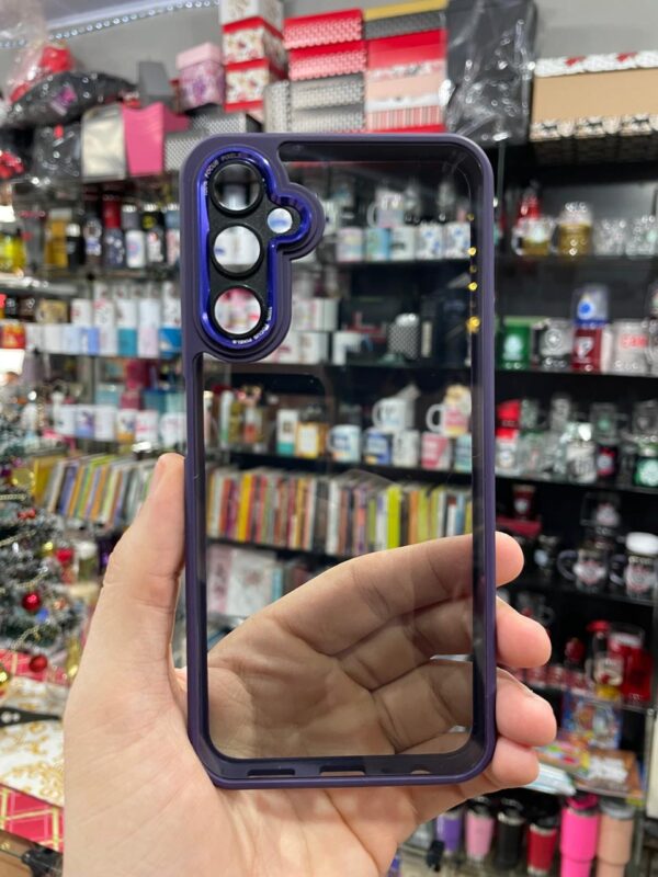 CAPINHA DE CELULAR A05S SPACE CASE BORDA ROXO