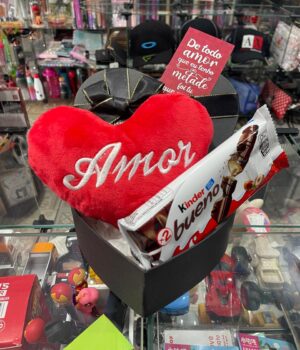 CESTA CORAÇÃO ROMÂNTICA AMOR