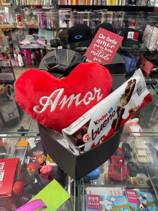 CESTA CORAÇÃO ROMÂNTICA AMOR