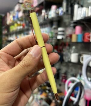 CANETA LUXO AMARELA