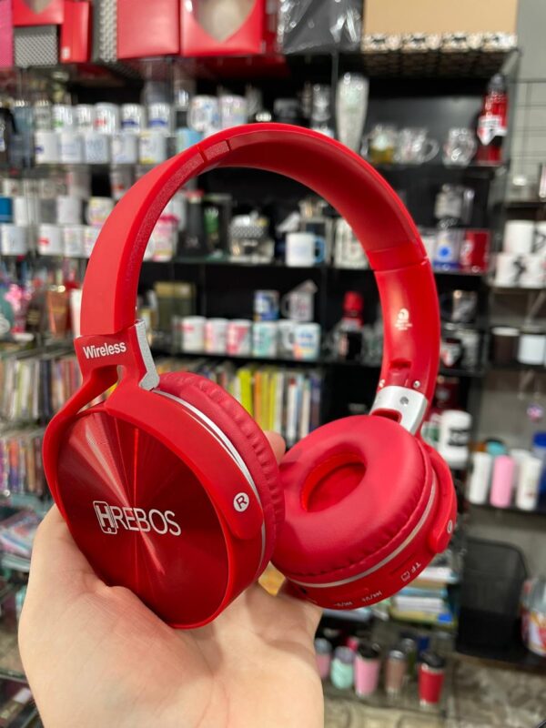 FONE DE OUVIDO SEM FIO VERMELHO HEADSET HS-95