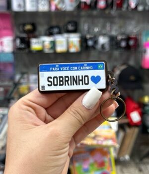 CHAVEIRO PLACA MERCOSUL SOBRINHO