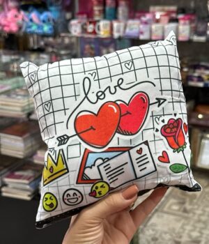 ALMOFADA 20x20CM LOVE