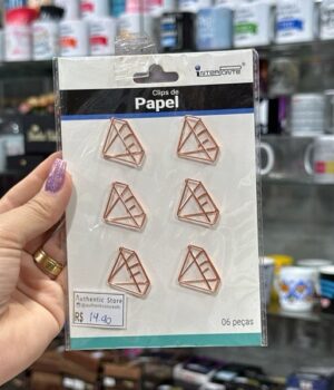 CLIPS DIAMANTE ROSE
