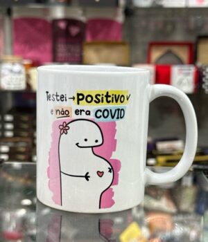 CANECA DE PORCELANA BRANCA | GRAVIDEZ