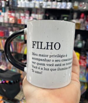 CANECA ALÇA E INTERIOR PRETO FILHO