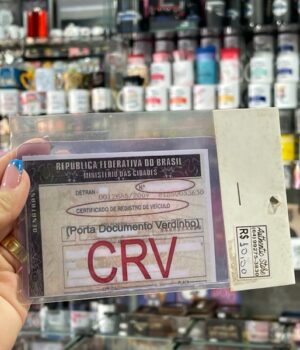 PORTA DOCUMENTO TRANSPARENTE CRV