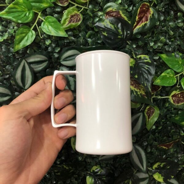 CANECA DE ACRÍLICO BRANCA