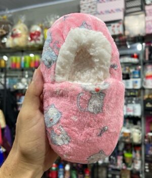 PANTUFA GATINHO ROSA 24-27