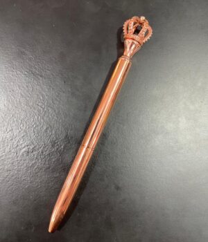 CANETA LUXO COROA  ROSÉ