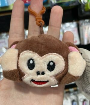 CHAVEIRO DE PELÚCIA MACAQUINHO NÃO OUÇO