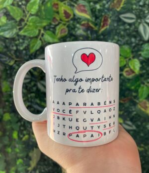 CANECA PARABÉNS VOCÊ VAI SER PAPAI