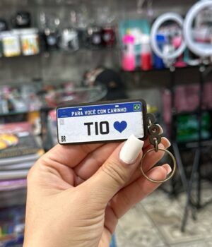 CHAVEIRO PLACA MERCOSUL TIO
