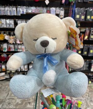 PELÚCIA URSO DE PIJAMA AZUL 25CM