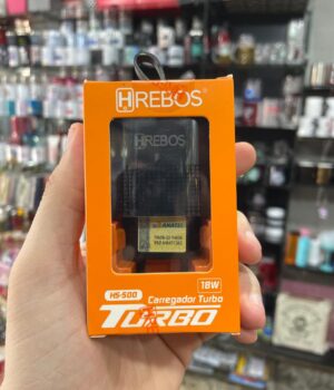 CARREGADOR USB TURBO 18W HS-500 PRETO