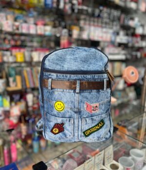 MOCHILA JEANS DECORADA