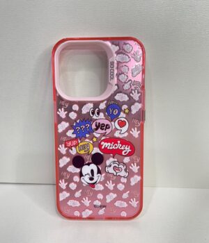 CAPINHA DE CELULAR IPHONE 15 PRO CASE ROSA MICKEY